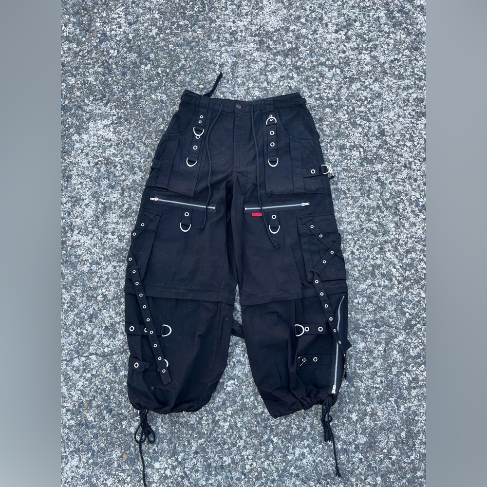 Tripp Nyc X Strap Zip off Pants